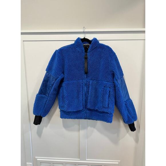 Rains x Free People Kofu Fleece Bomber Jacket - Picture 2 of 10